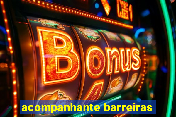 acompanhante barreiras